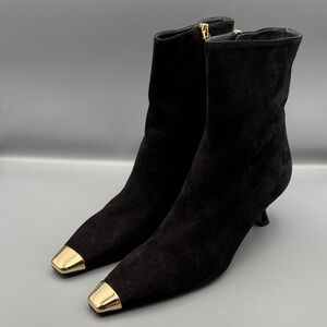 ALEXANDRE BIRMAN Olivia 60 embellished suede ankle boots